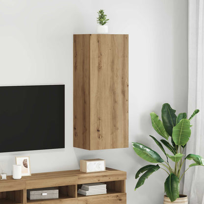 vidaXL TV Wall Cabinet 40.5 x 30 x 102 cm Artisan Oak Engineered Wood