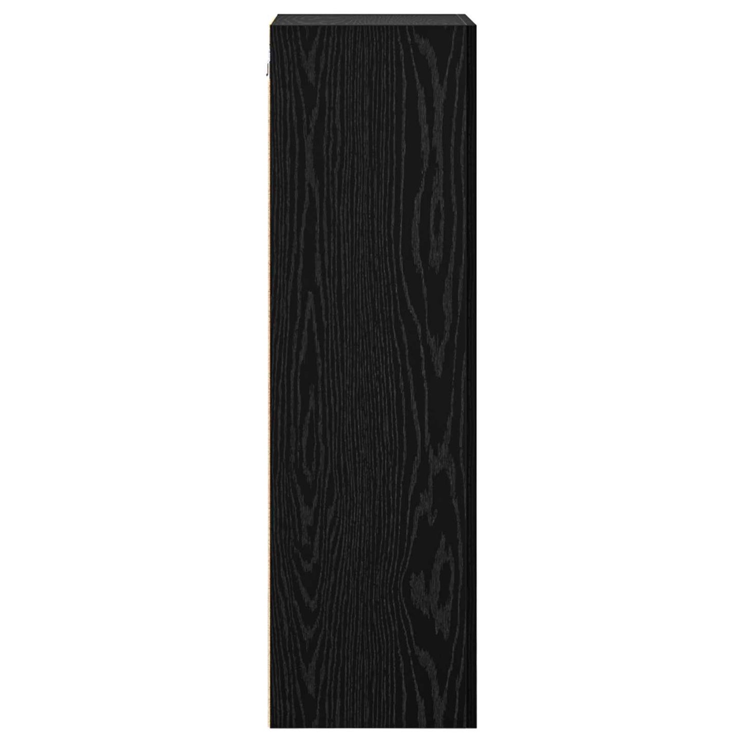 vidaXL TV Wall Cabinet Black Oak 40.5 x 30 x 102 cm Engineered Wood