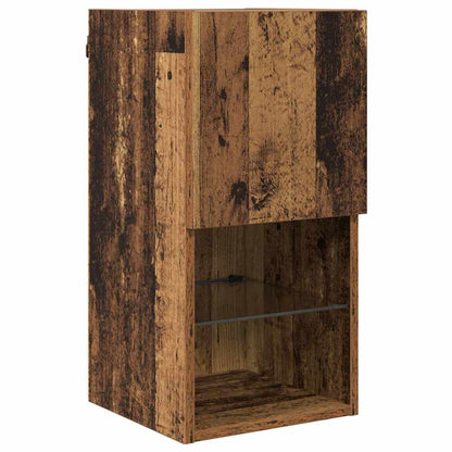 vidaXL Wall-mounted TV Cabinets 2 pcs Old Wood 30.5 x 30 x 60 cm