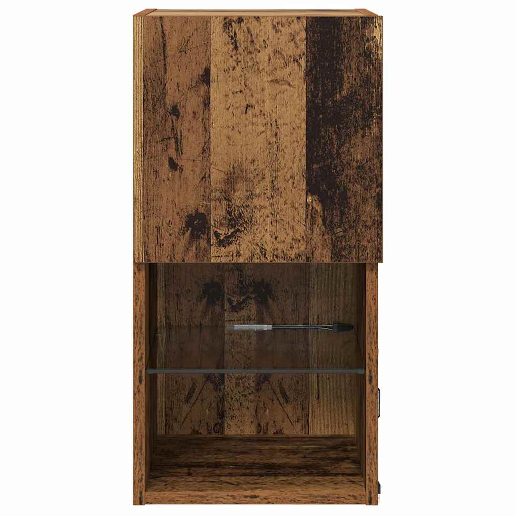 vidaXL Wall-mounted TV Cabinets 2 pcs Old Wood 30.5 x 30 x 60 cm