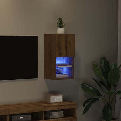 vidaXL Wall-mounted TV Cabinet 30.5 x 30 x 60 cm Artisan Oak