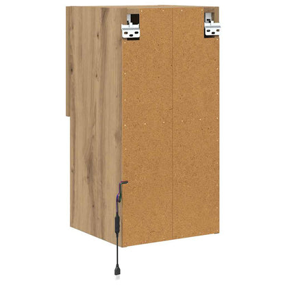 vidaXL Wall-mounted TV Cabinet 30.5 x 30 x 60 cm Artisan Oak