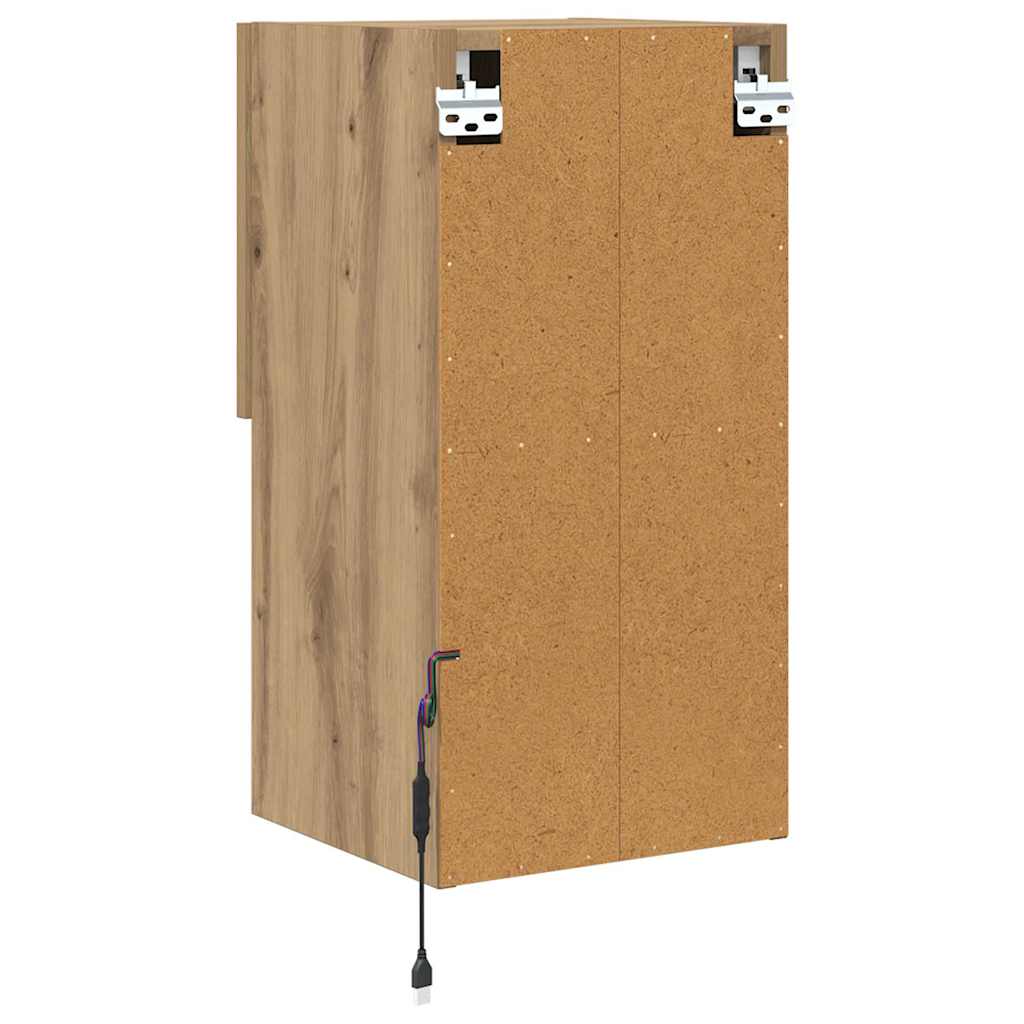 vidaXL Wall-mounted TV Cabinets 2 pcs Artisan Oak Engineered Wood