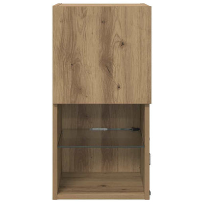 vidaXL Wall-mounted TV Cabinets 2 pcs Artisan Oak Engineered Wood