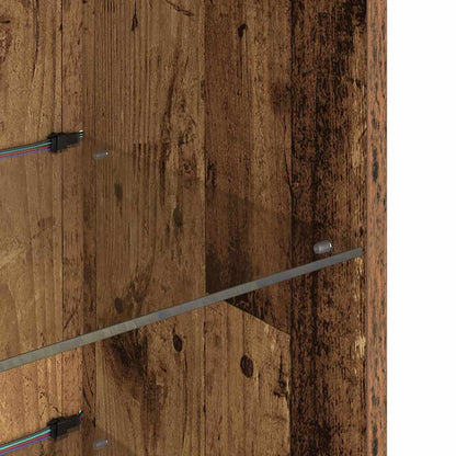 vidaXL Wall-mounted TV Cabinets 2 pcs Old Wood 30.5 x 30 x 90 cm