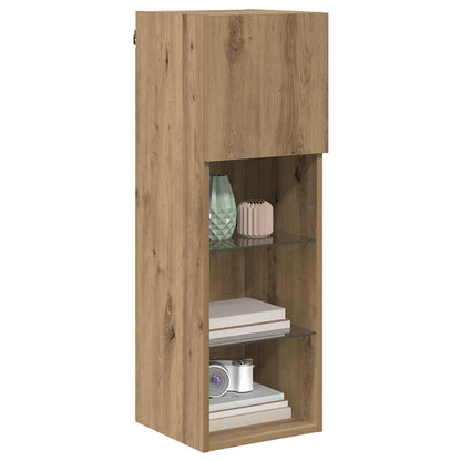 vidaXL Wall-mounted TV Cabinet 30.5 x 30 x 90 cm Artisan Oak
