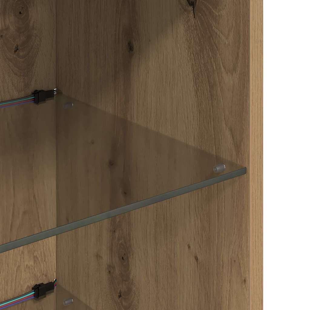 vidaXL Wall-mounted TV Cabinets 2 pcs Artisan Oak Engineered Wood