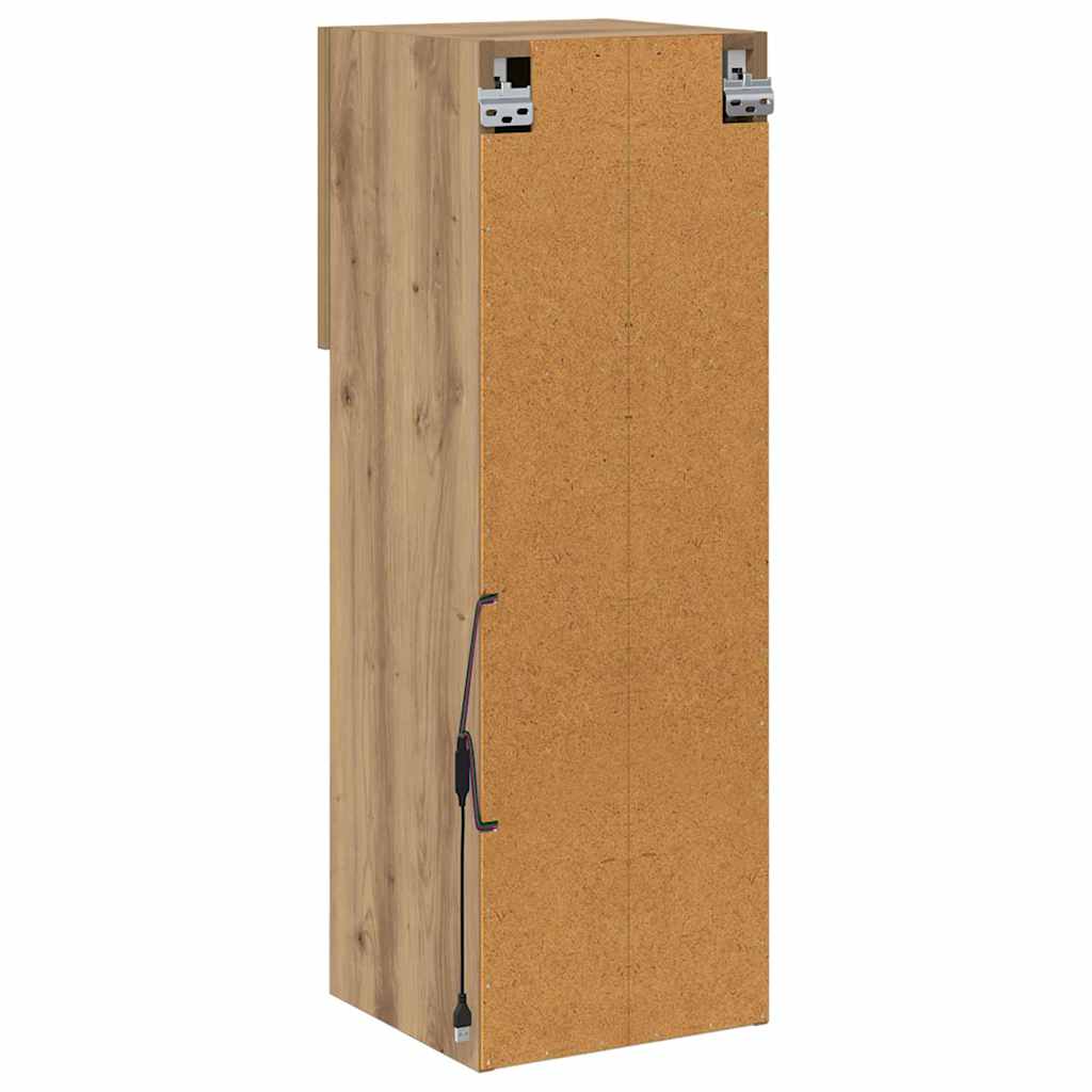 vidaXL Wall-mounted TV Cabinets 2 pcs Artisan Oak Engineered Wood