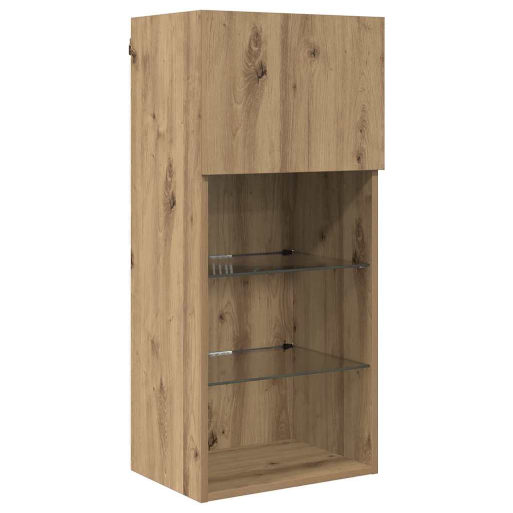 vidaXL Wall-mounted TV Cabinet 40.5 x 30 x 90 cm Artisan Oak