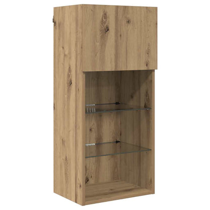 vidaXL Wall-mounted TV Cabinet 40.5 x 30 x 90 cm Artisan Oak