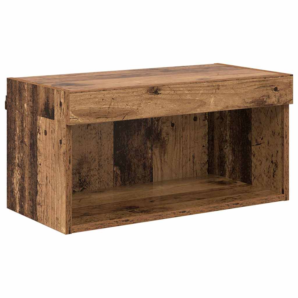 vidaXL TV Cabinet Set Old Wood 60 x 30 x 30 cm Engineered Wood