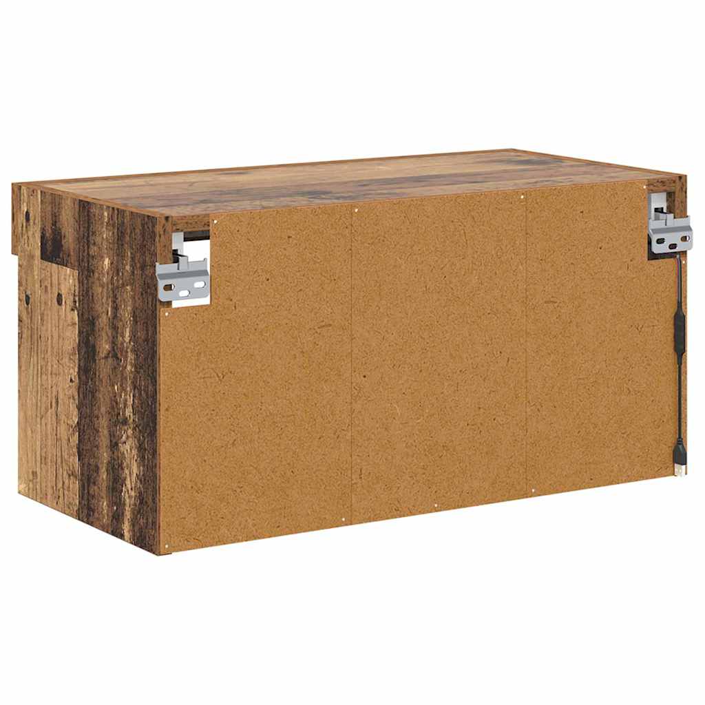 vidaXL TV Cabinet Set Old Wood 60 x 30 x 30 cm Engineered Wood