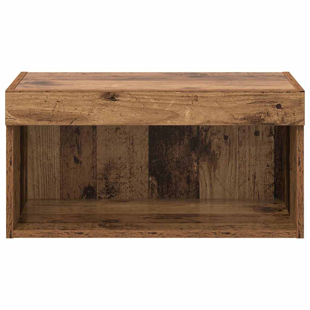 vidaXL TV Cabinet Set Old Wood 60 x 30 x 30 cm Engineered Wood