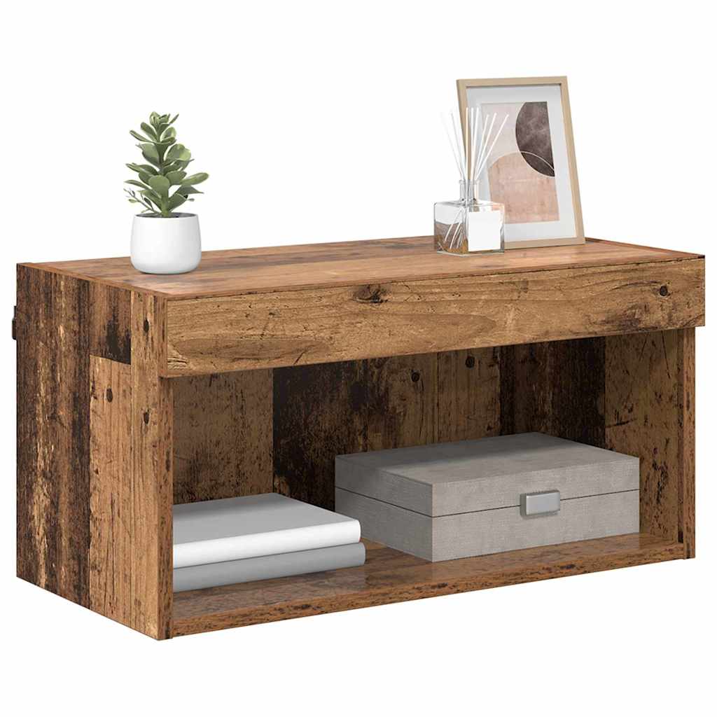 vidaXL TV Cabinet Set Old Wood 60 x 30 x 30 cm Engineered Wood