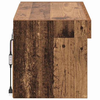 vidaXL TV Cabinet Set Old Wood 60 x 30 x 30 cm Engineered Wood