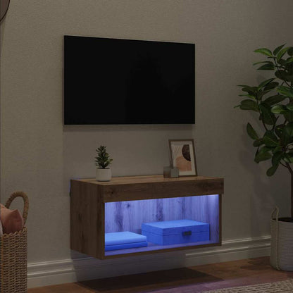 vidaXL TV Cabinet Set 60 x 30 x 30 cm Artisan Oak Engineered Wood