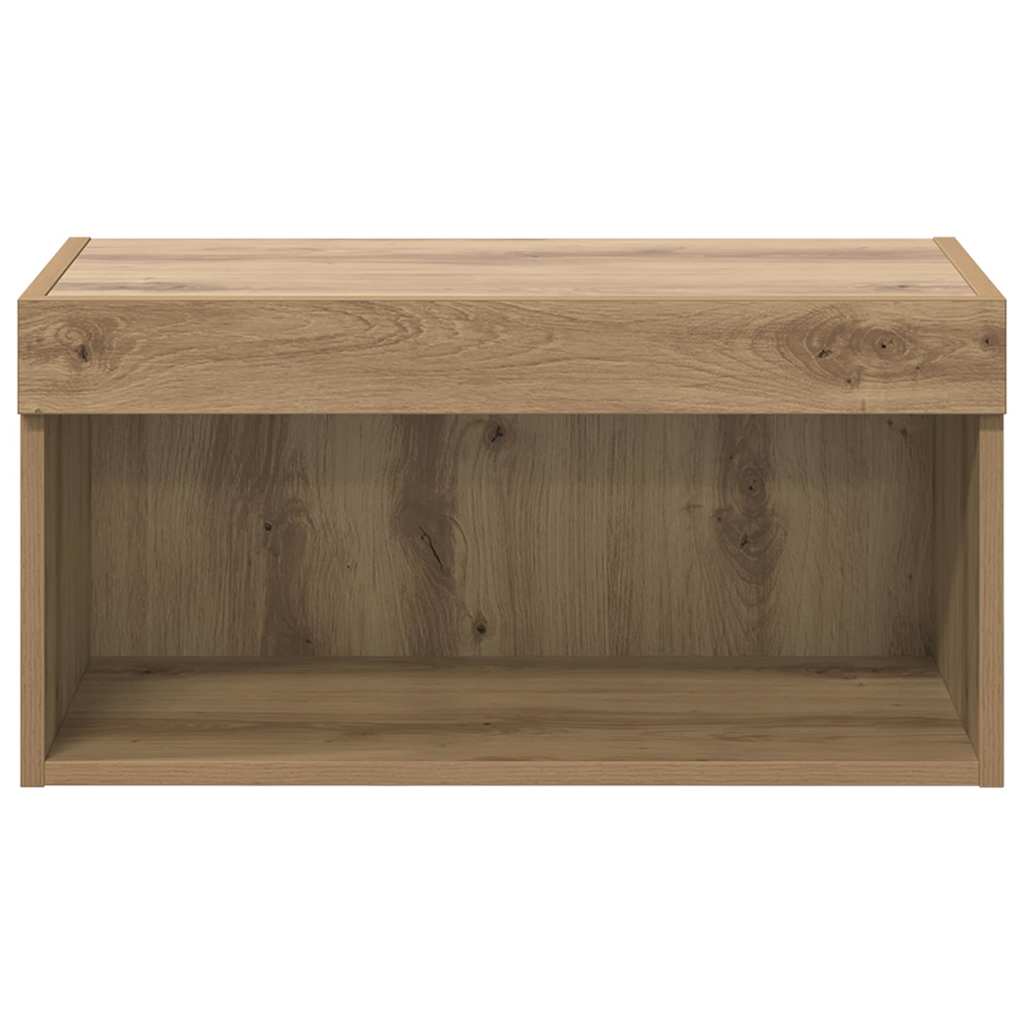 vidaXL TV Cabinet Set 60 x 30 x 30 cm Artisan Oak Engineered Wood