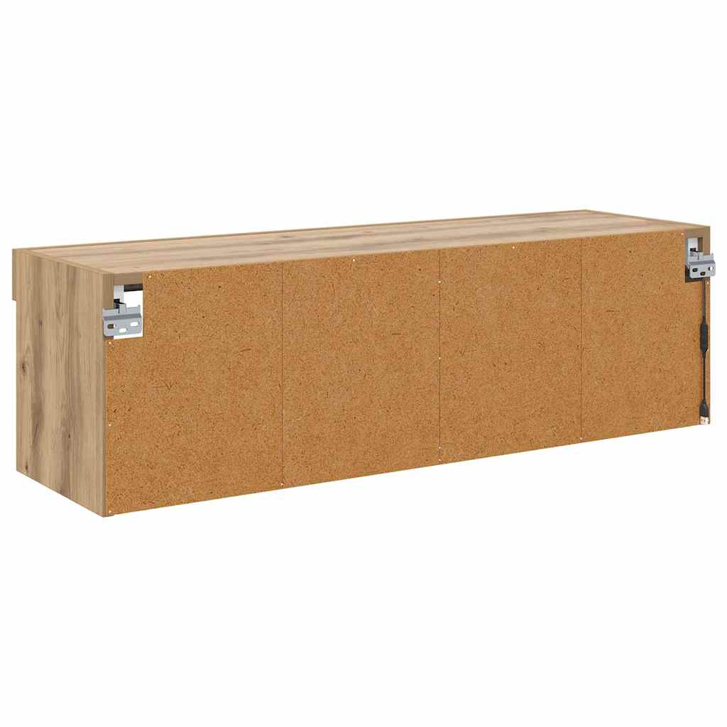 vidaXL TV Wall Cabinet 100 x 30 x 30 cm Artisan Oak Engineered Wood
