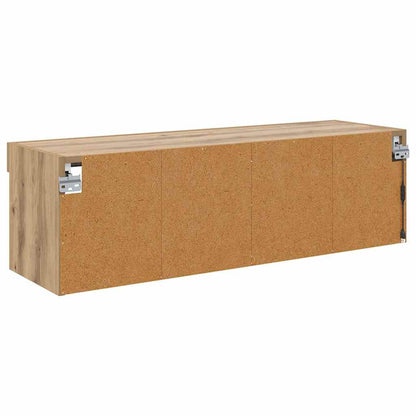 vidaXL TV Wall Cabinet 100 x 30 x 30 cm Artisan Oak Engineered Wood