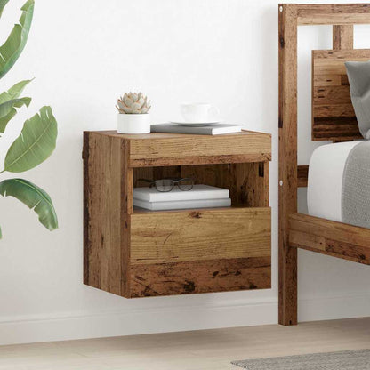 vidaXL TV Wall Cabinet Old Wood 40 x 30 x 40 cm Engineered Wood