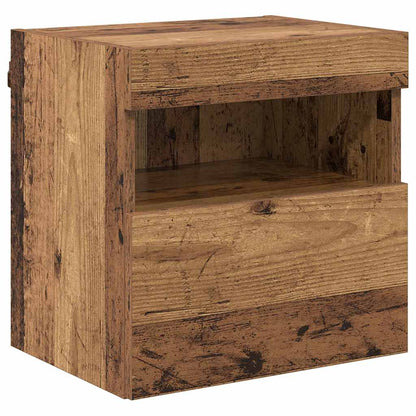 vidaXL TV Wall Cabinets 2 pcs Old Wood 40 x 30 x 40 cm Engineered Wood