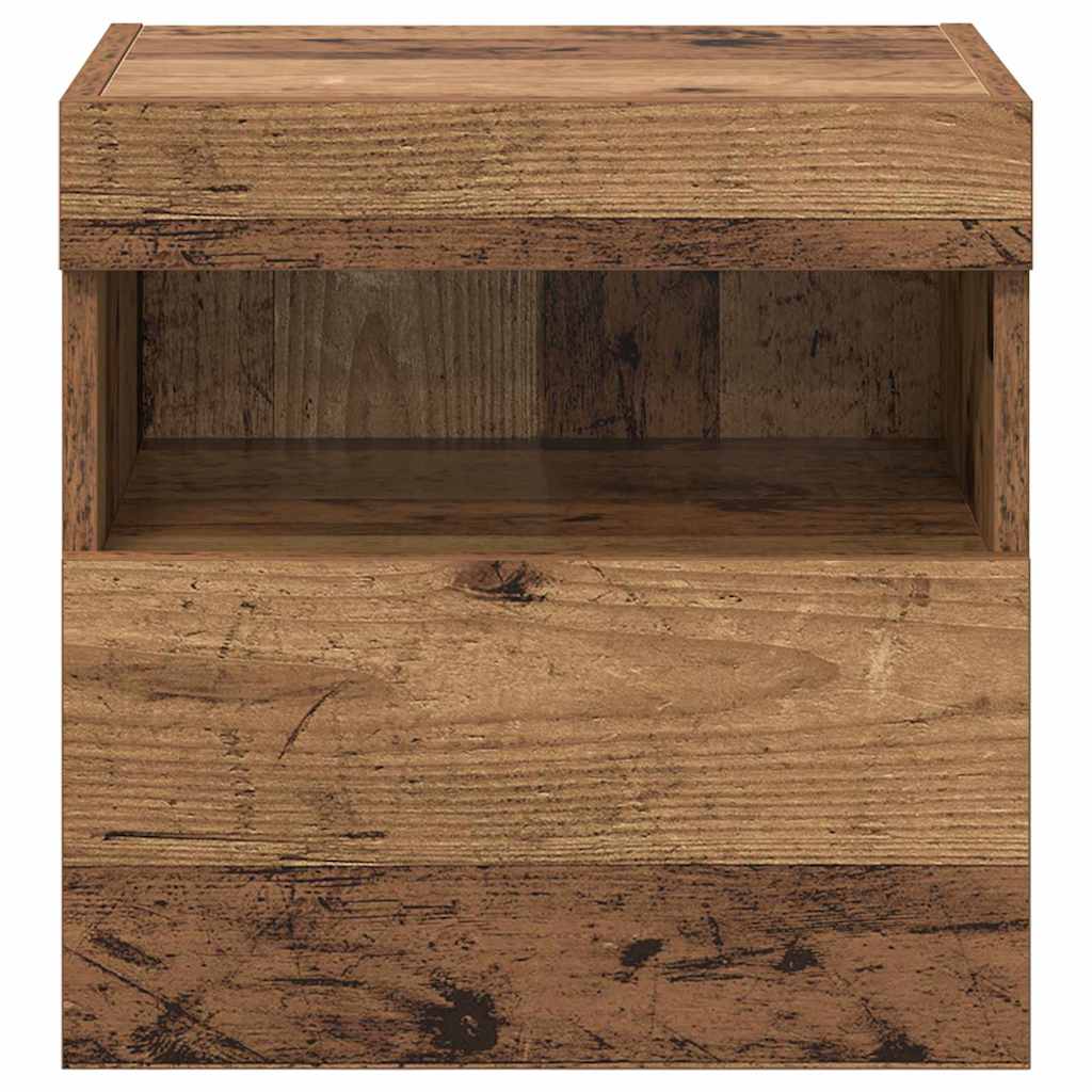 vidaXL TV Wall Cabinets 2 pcs Old Wood 40 x 30 x 40 cm Engineered Wood