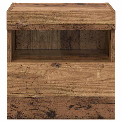 vidaXL TV Wall Cabinets 2 pcs Old Wood 40 x 30 x 40 cm Engineered Wood