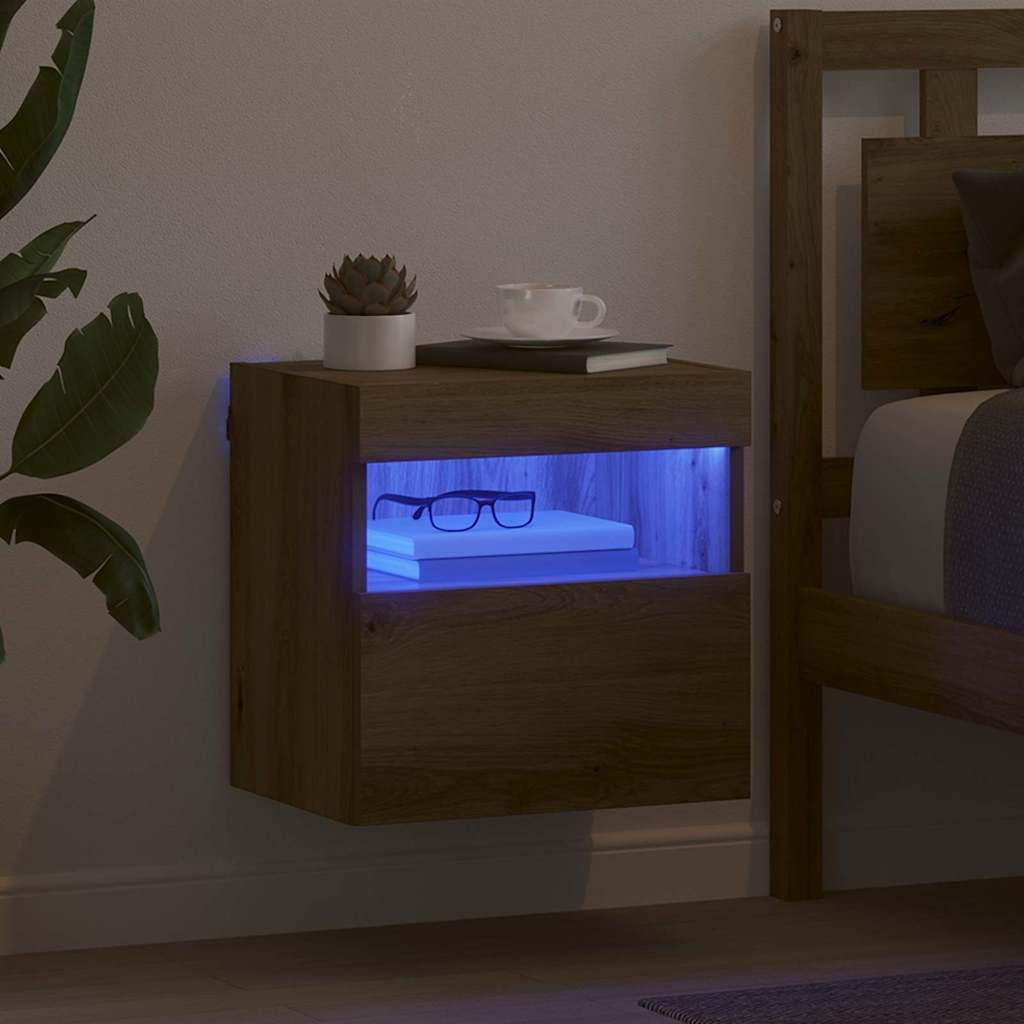 vidaXL TV Wall Cabinet 40 x 30 x 40 cm Artisan Oak Engineered Wood