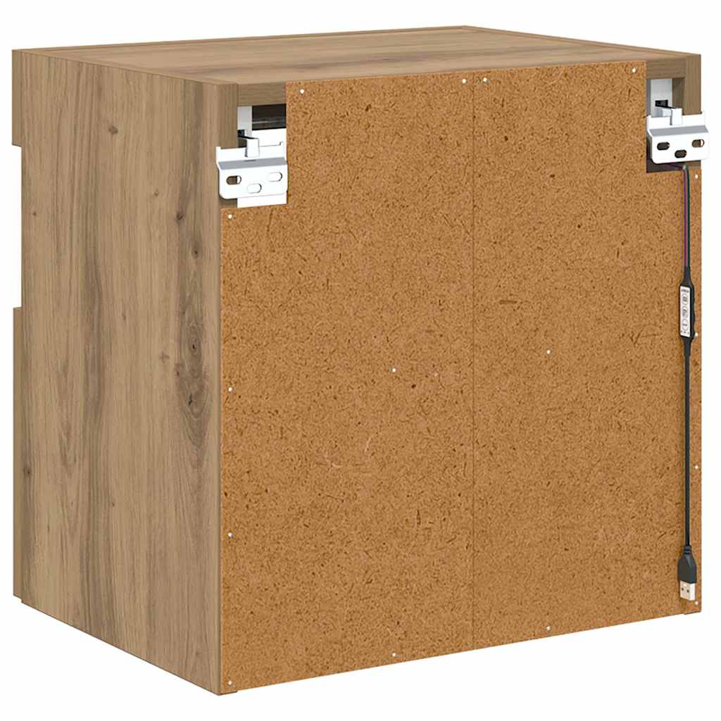 vidaXL TV Wall Cabinet 40 x 30 x 40 cm Artisan Oak Engineered Wood