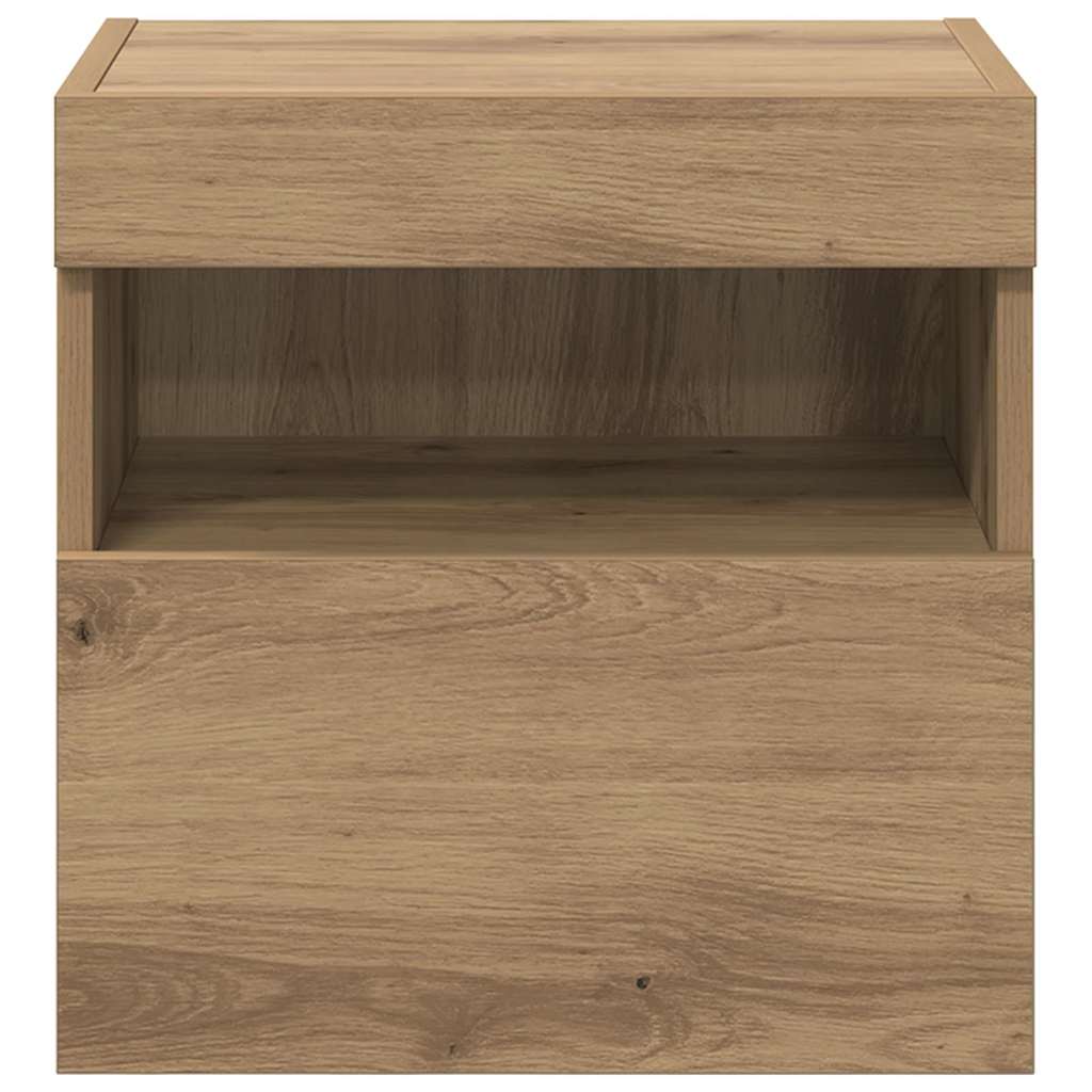vidaXL TV Wall Cabinets 2 pcs Artisan Oak Engineered Wood