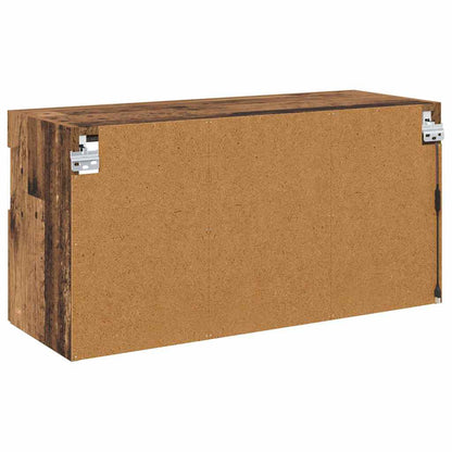 vidaXL TV Wall Cabinet Old Wood 80 x 30 x 40 cm Engineered Wood