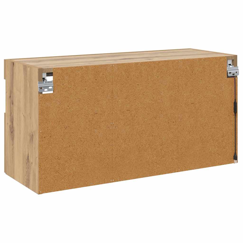 vidaXL TV Wall Cabinet 80 x 30 x 40 cm Artisan Oak Engineered Wood