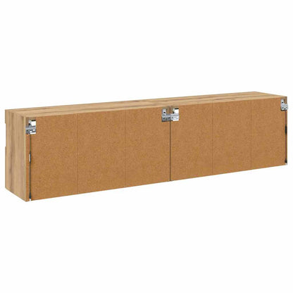 vidaXL TV Wall Cabinets 2 pcs Artisan Oak Engineered Wood