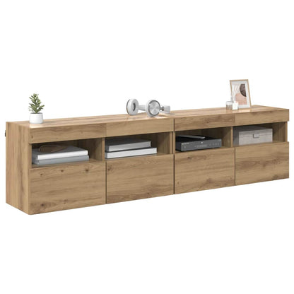 vidaXL TV Wall Cabinets 2 pcs Artisan Oak Engineered Wood