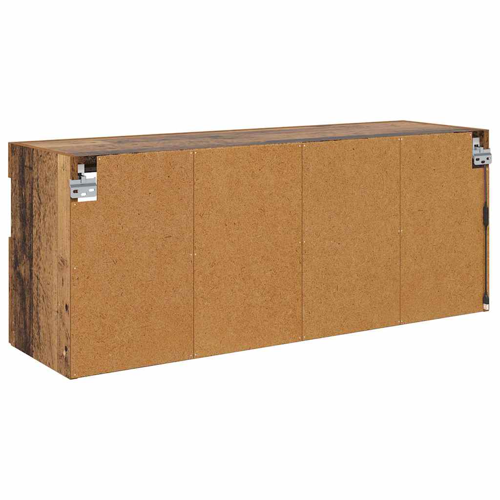 vidaXL TV Wall Cabinet Old Wood 100 x 30 x 40 cm Engineered Wood