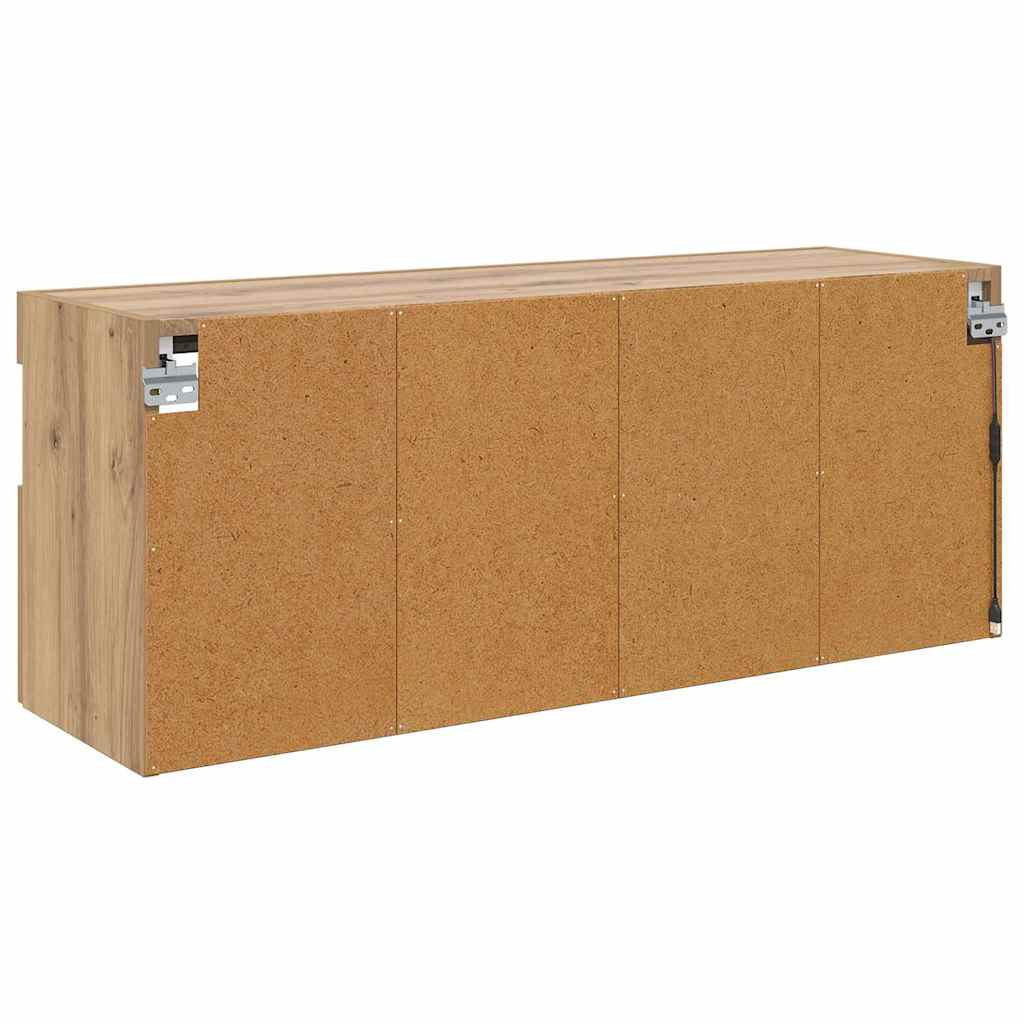 vidaXL TV Wall Cabinet 100 x 30 x 40 cm Artisan Oak Engineered Wood