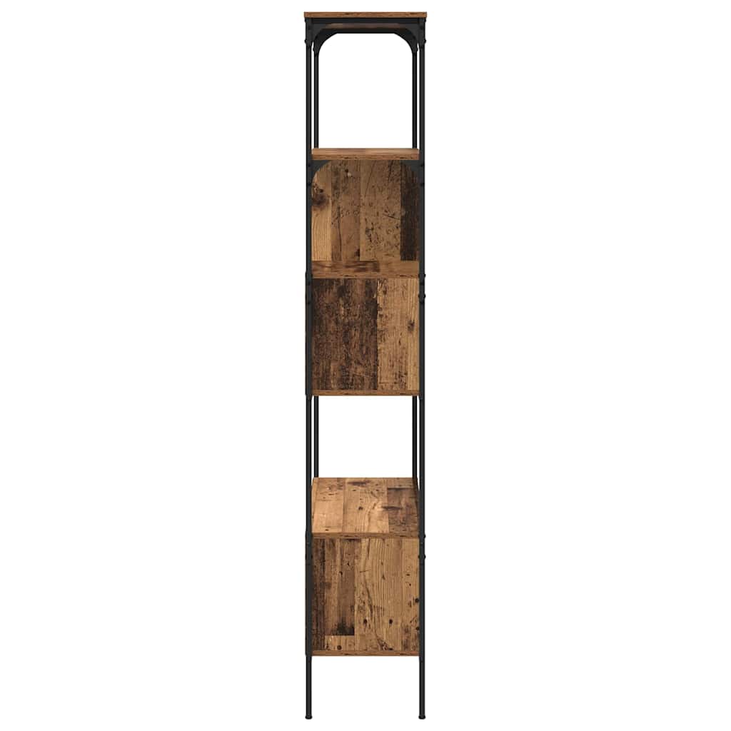 vidaXL Bookcase Old Wood 76 x 33 x 188.5 cm Engineered Wood