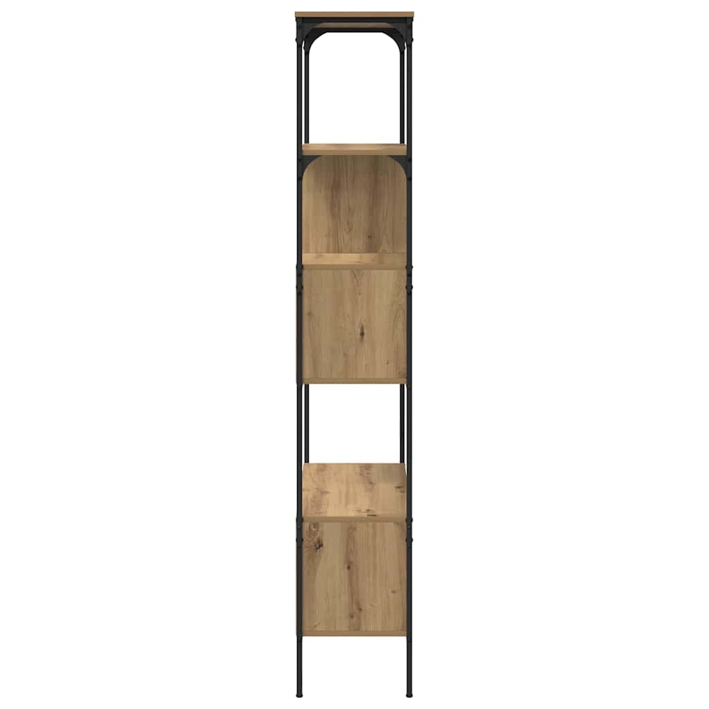 vidaXL Bookcase 7-Tier 76 x 33 x 188.5 cm Engineered Wood Artisan Oak