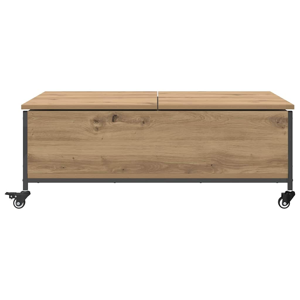 vidaXL Coffee Table Artisan Oak 91 x 55 x 32 cm Engineered Wood