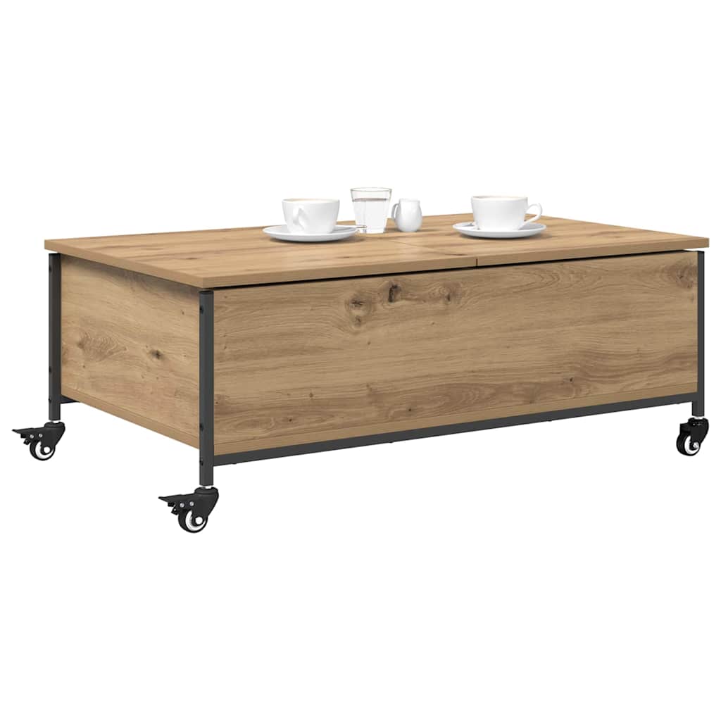 vidaXL Coffee Table Artisan Oak 91 x 55 x 32 cm Engineered Wood