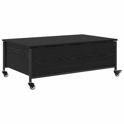 vidaXL Coffee Table Black Oak 91 x 55 x 32 cm Engineered Wood
