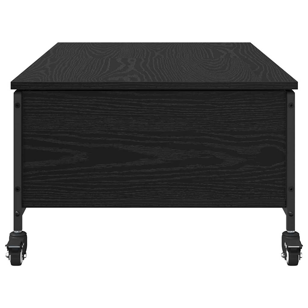 vidaXL Coffee Table Black Oak 91 x 55 x 32 cm Engineered Wood