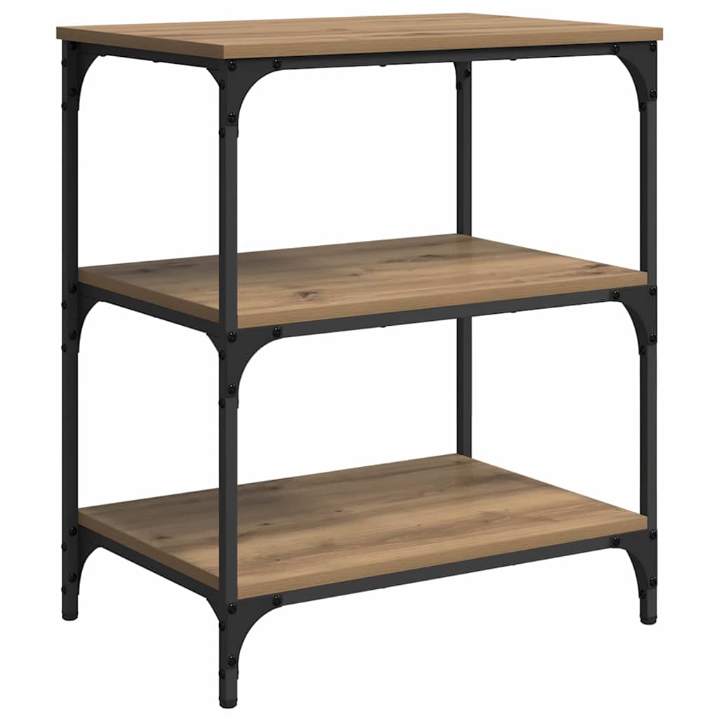 vidaXL Kitchen Trolley Artisan Oak 60 x 41 x 76 cm Engineered Wood