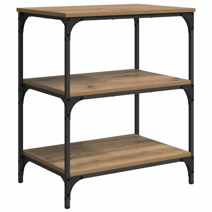 vidaXL Kitchen Trolley Artisan Oak 60 x 41 x 76 cm Engineered Wood