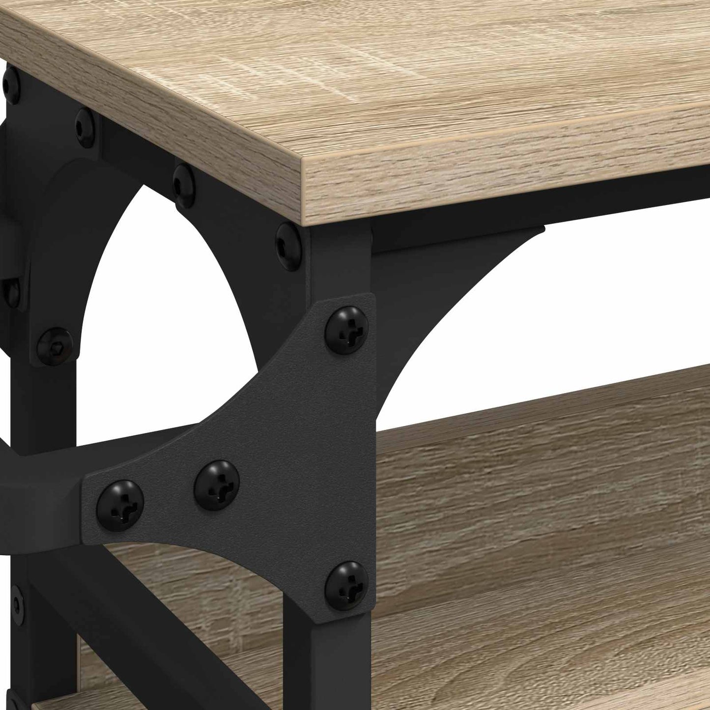 vidaXL Kitchen Trolley Sonoma Oak 53 x 20 x 76 cm Engineered Wood