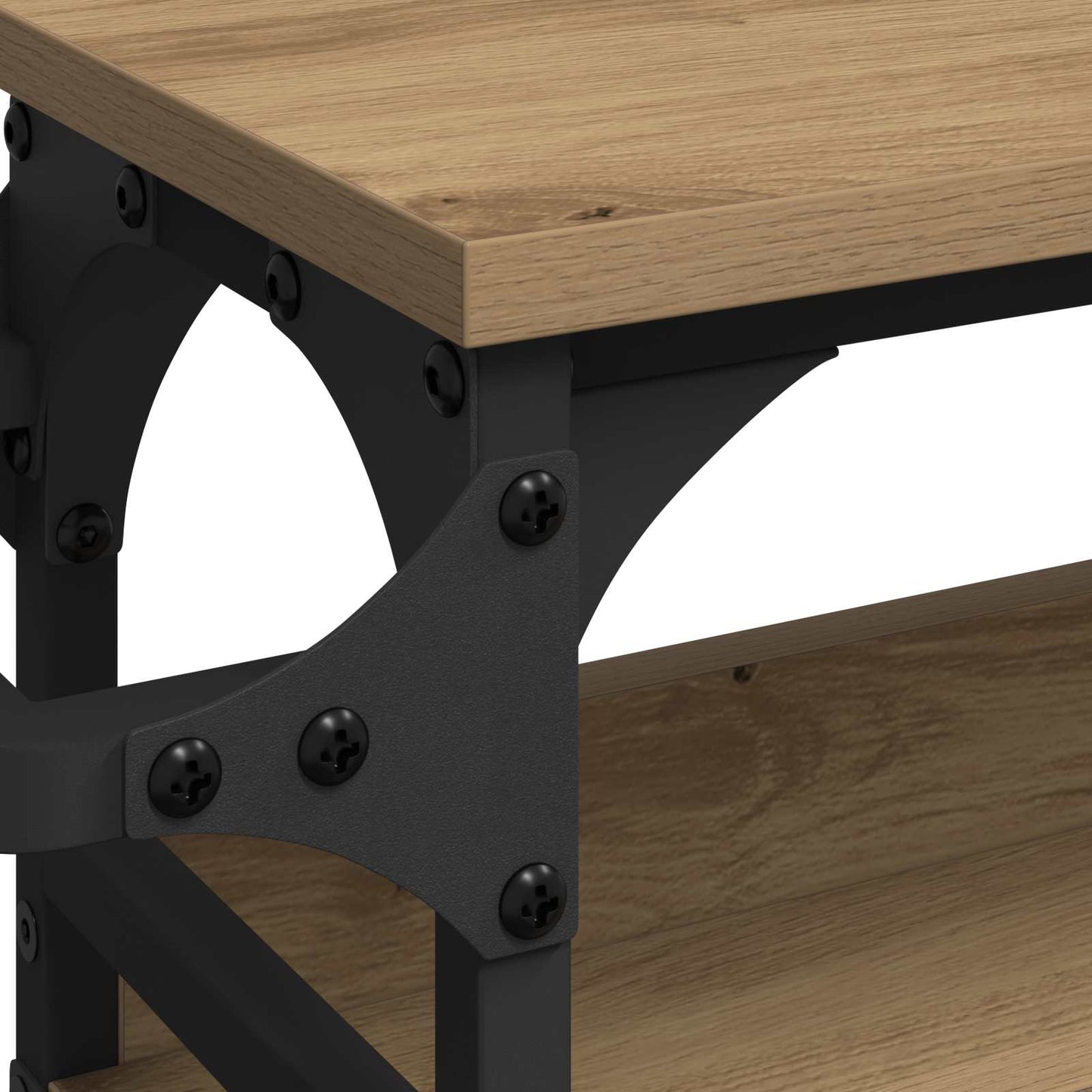 vidaXL Kitchen Trolley Artisan Oak 53 x 20 x 76 cm Engineered Wood