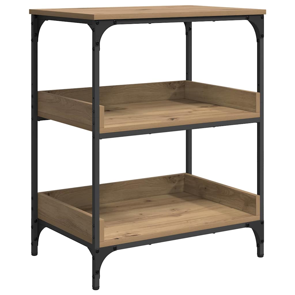 vidaXL Kitchen Trolley Artisan Oak 60 x 41 x 80.5 cm Engineered Wood