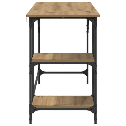 vidaXL Desk Artisan Oak 120 x 50 x 75 cm Engineered Wood