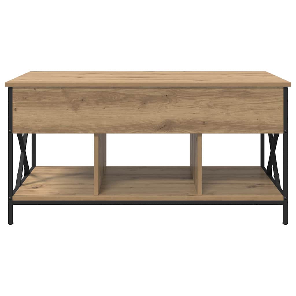 vidaXL Coffee Table Artisan Oak 100 x 55 x 48.5 cm Engineered Wood