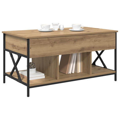 vidaXL Coffee Table Artisan Oak 100 x 55 x 48.5 cm Engineered Wood